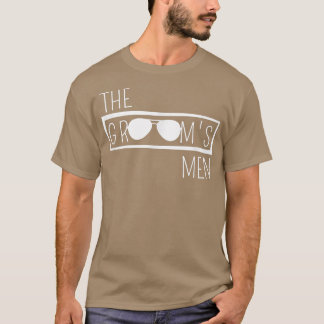 Brudgummens Män Bröllopsparty Bäst Man Sjunger Poj T Shirt