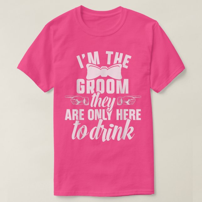 Brudgummens möhippa tillbehör Bröllop2136  T Shirt (Design framsida)