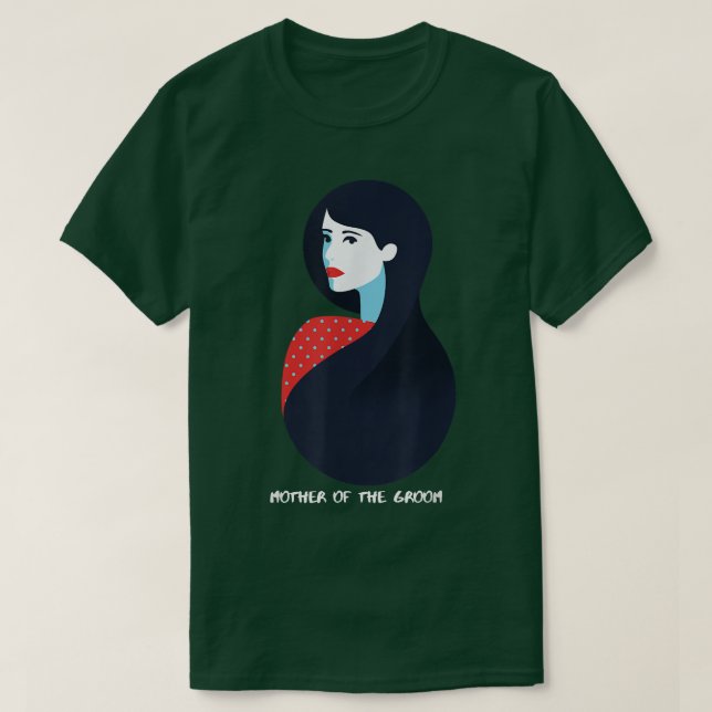 Brudgummens Mor1882  T Shirt (Design framsida)
