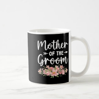 Brudgummens Mor Älskade Första Brudgummen Och Brud Kaffemugg