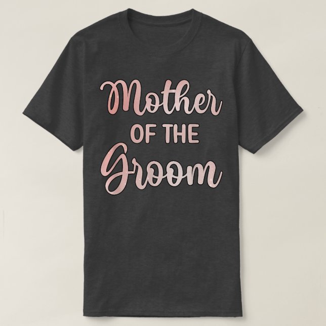 Brudgummens Mor Bröllop Brudgumsmiddag Mammas Dag  T Shirt (Design framsida)