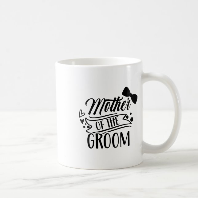 Brudgummens Mor Bröllopsfirande Parti Talesätt Kaffemugg (Höger)