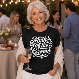 Brudgummens Mor Bröllopsfirande T Shirt