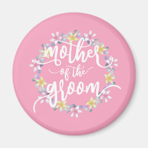 Brudgummens Mor Bröllopskalligrafi Magnet