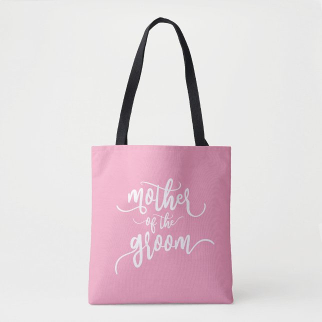 Brudgummens Mor Bröllopskalligrafi | Tote Bag Tygkasse (Framsida)