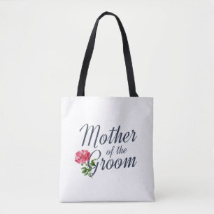 Brudgummens Mor Bröllopskalligrafi Tote Bag Tygkasse
