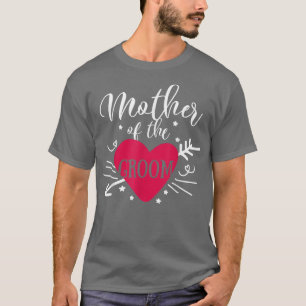 Brudgummens Mor Pil Hjärtat Bröllop Och Speningsfe T Shirt