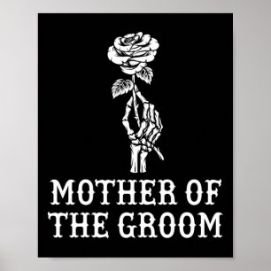 Brudgummens Mor Skelett Gotisk Bröllop Poster