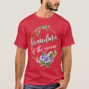 Brudgummens mormor bröllop möhippa farfar t shirt
