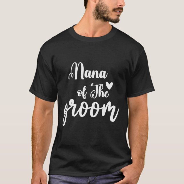 Brudgummens mormor bröllop möhippa mormor matchand t shirt (Framsida)