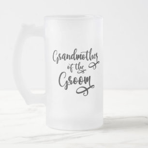Brudgummens mormor frostat ölglas