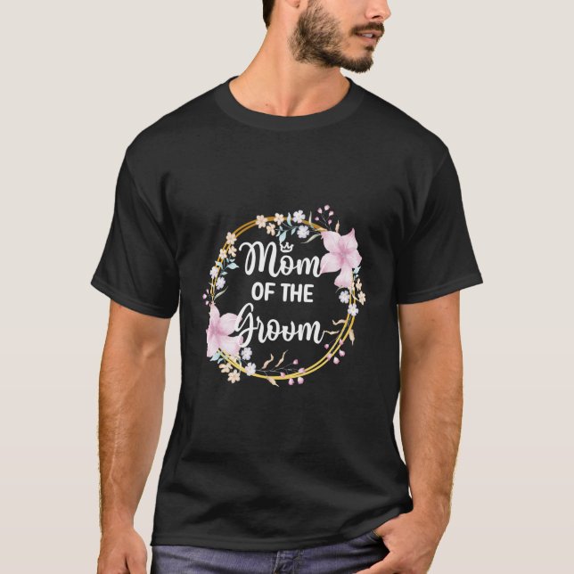 Brudgummens Mors Bröllopsdag Brudgummens Mor T Shirt (Framsida)