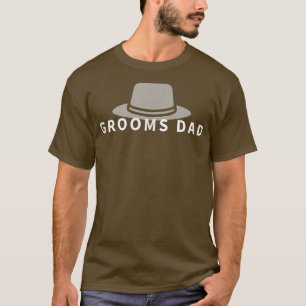 Brudgummens pappa bröllopsfest far till brudgummen t shirt