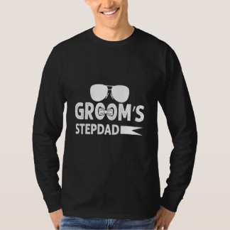 Brudgummens styvpappa möhippa brudgumme bröllop t shirt