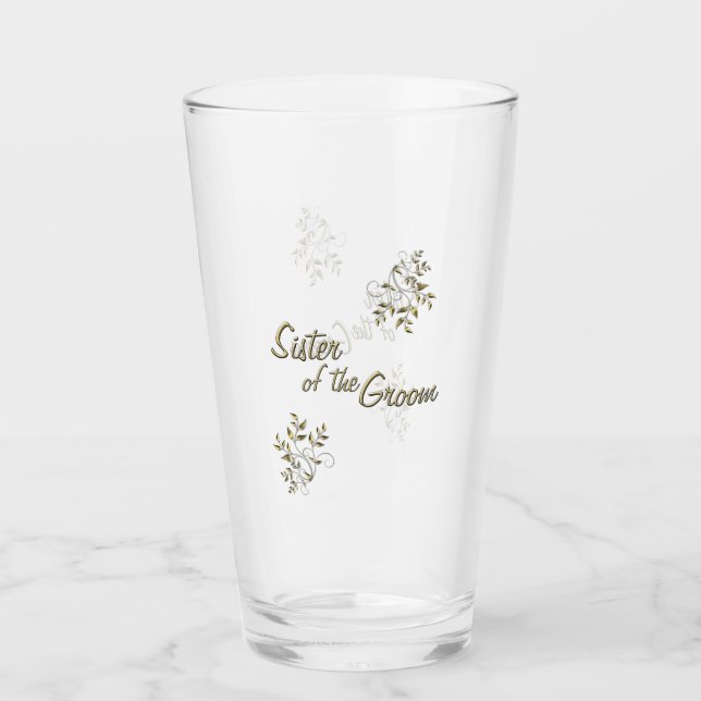 Brudgummens syster glas  (Framsida)