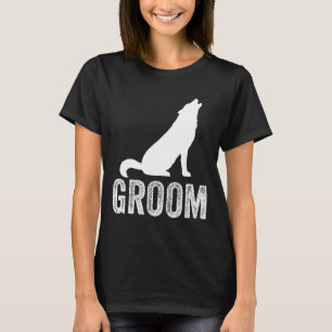 Brudgummens Varg Avskedsfest Brudgumsbröllopsteam  T Shirt
