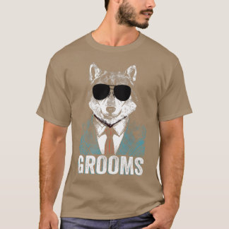 Brudgummens vargflock möhippa Brudgummens bröllops T Shirt