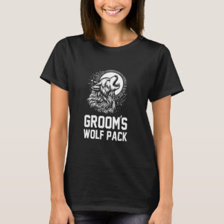 Brudgummens vargflock ylande bestman sällskapsfest t shirt
