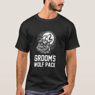 Brudgummens vargflock ylande bestman svensexa t shirt