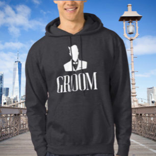 Brudgummsläge Aktiverad Hoodie – Officiell Bröllop