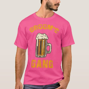 Brudgumsgäng med öl till möhippan  t shirt