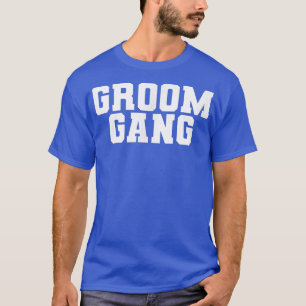 Brudgumsgäng, Svärmansfest Bröllop Män Rolig Match T Shirt