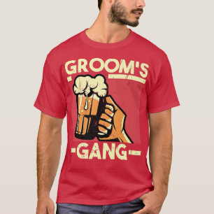 Brudgumsgängets Bachelor-förlovningsbröllopsfest T Shirt