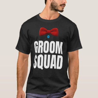 Brudgumssquad Bröllop Brudgum Före Äktenskapet Kom T Shirt