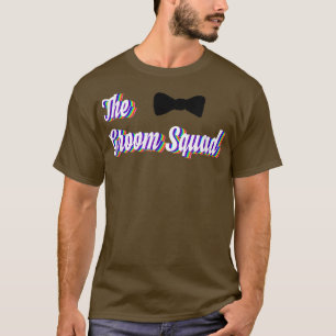 Brudgumssquad Brudtjänstgåvor Speningsfestidéer T Shirt