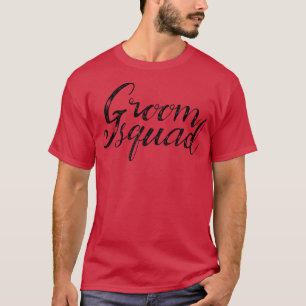 Brudgumssquad Roligt Bachelorfest Brudgumsbrudpar T Shirt