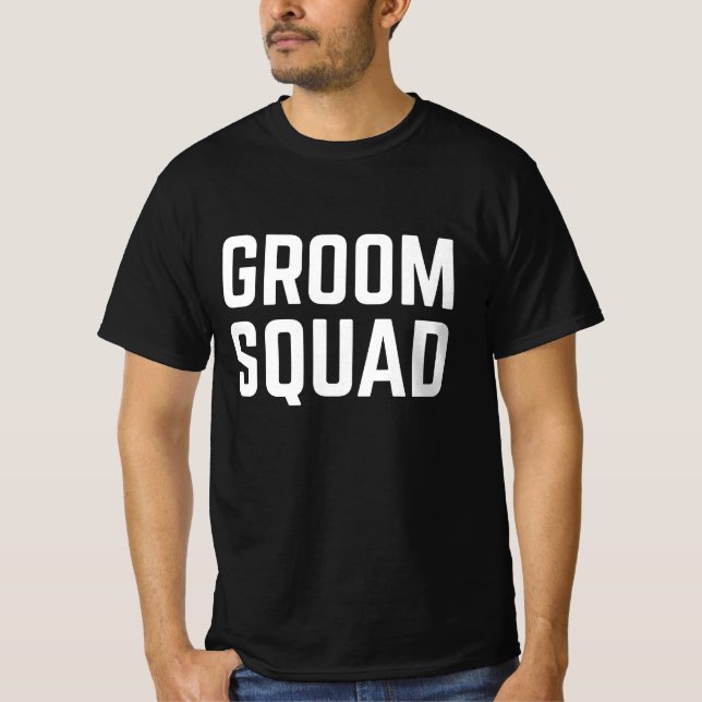 Brudgumssquad T Shirt (Framsida)