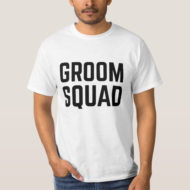 Brudgumssquad T Shirt (Framsida)
