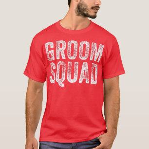Brudgumssquaden Speningsfest Bröllop Rolig Brudgum T Shirt