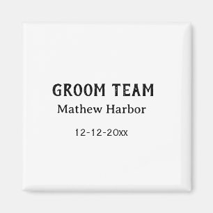Brudgumsteam bestman namn datum möhippa magnet