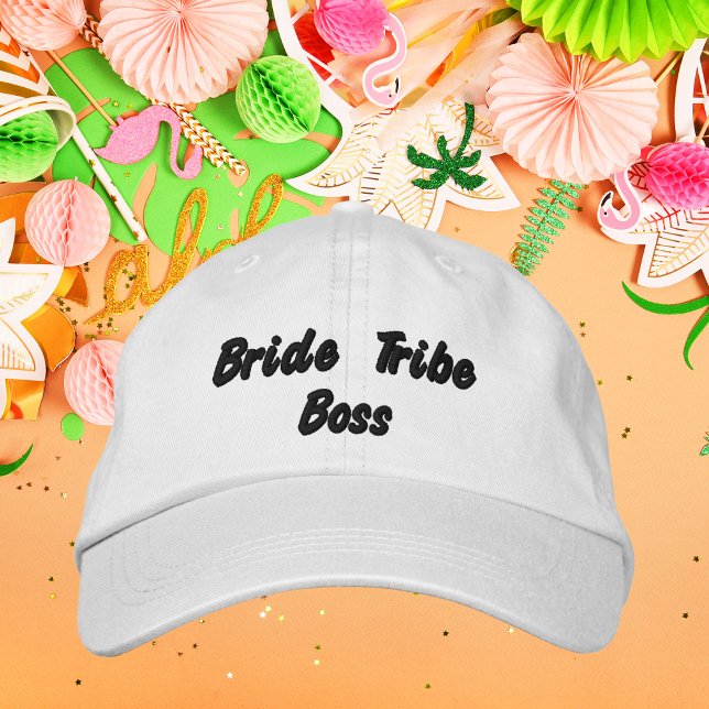 Brudklan Boss, Sängkammargrupper Bröllop Broderad Keps (Skapare uppladdad)