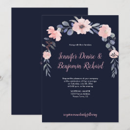 Brudklänning Rosa Blommig Dropp | Inbjudningar