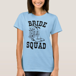 Brudklubb Florala Stövlar T-Shirt