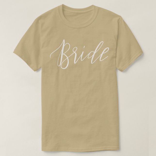 BrudKvinnor Roligt Bröllop Roligt Brudgum Presente T Shirt (Design framsida)