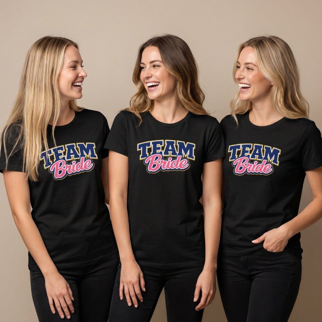 Brudlag Djärv Bröllopsfest T Shirt (Skapare uppladdad)