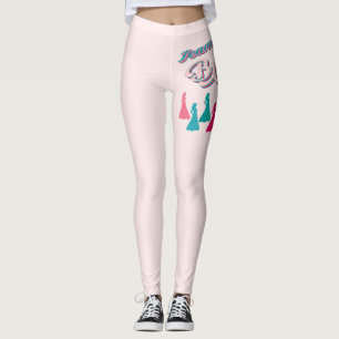 Brudlag söt rosa möhippa leggings