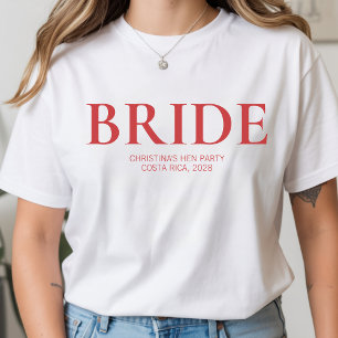 Brudlagströjor Personliga Bröllopsgåva Till Bröllo T Shirt
