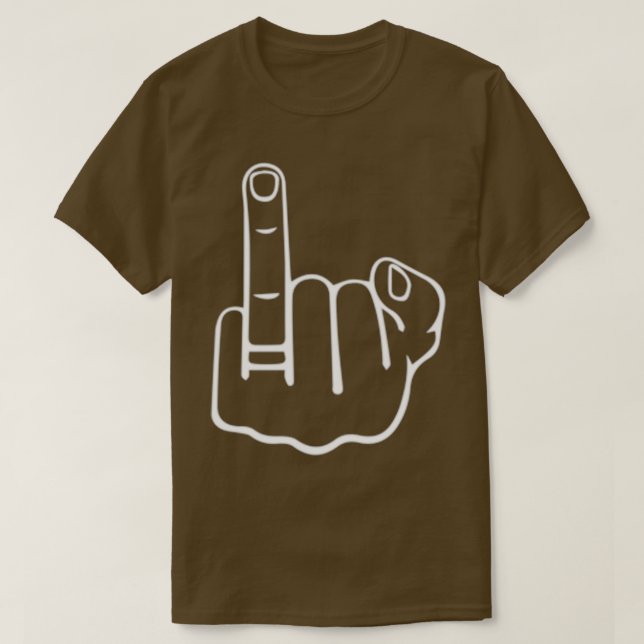 Brudpar Finger det nygifta paret hans och hennes T Shirt (Design framsida)