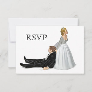 Brudpar RSVP Inbjudningar