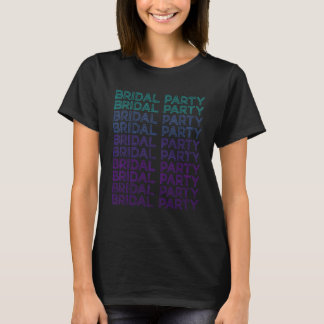 Brudparty Brud Retro Sängkammarparty T Shirt