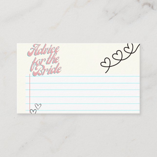 Brudrådskort Rådkort (Framsida)