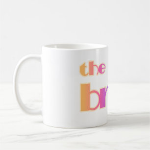 BRUDREGNBÅGETEXT KAFFEMUGG