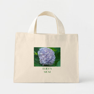 BRUDS MAMMA handväskor gåvor BLÅ HYDRANGEA Lavende Mini Tygkasse