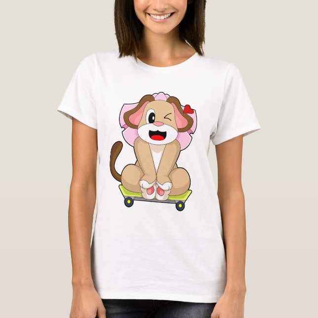 Brudslöja för hundbröllop t shirt (Framsida)