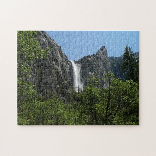 Brudslöjefallen i Yosemite nationalpark Pussel (Horisontell)