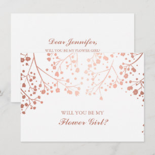 Brudslöjors Bröllopsblomma Baby's Breath Inbjudan